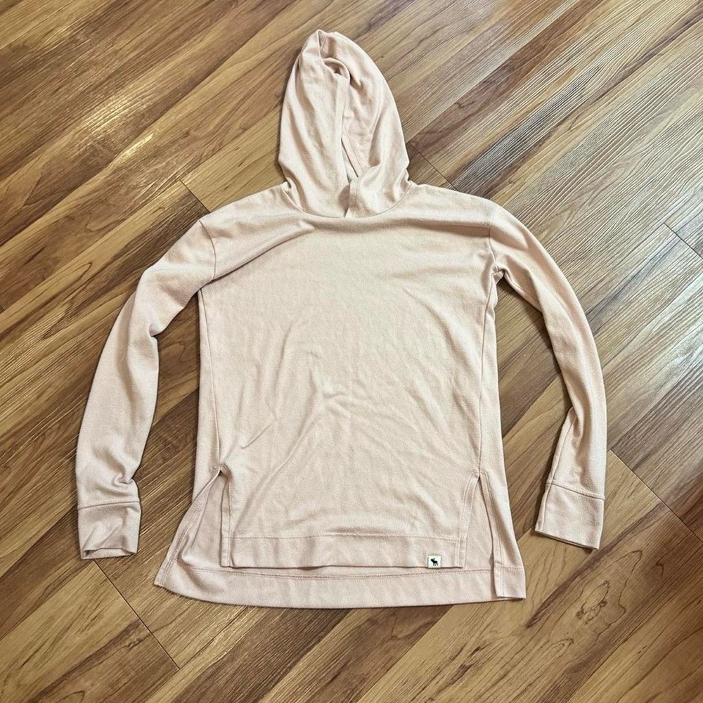 ABERCROMBIE KIDS | size 11/12 | Blush pink hooded pullover | soft